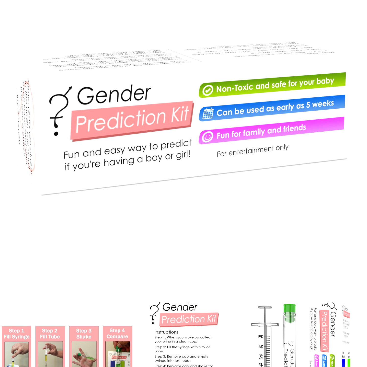 Gender Prediction Kit Baby Predictor Test Kit For Sale Online Ebay