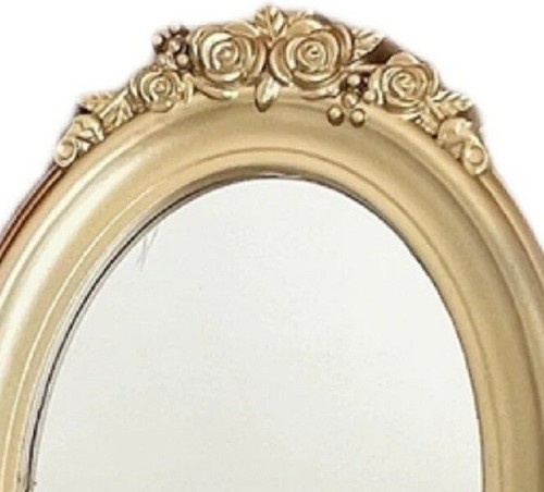 Rustic French Palace Style Mirror Carving Frame Table Mirror Home Bedroom Decor - Picture 10 of 14