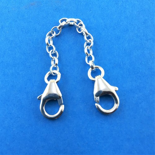 925 Sterling Silver Belcher Strong Chain Safety Extender Necklace Bracelet 3 eBay