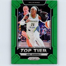 2024 Panini WNBA Prizm Arike Ogunbowale Top Tier #5 Green Dallas Wings