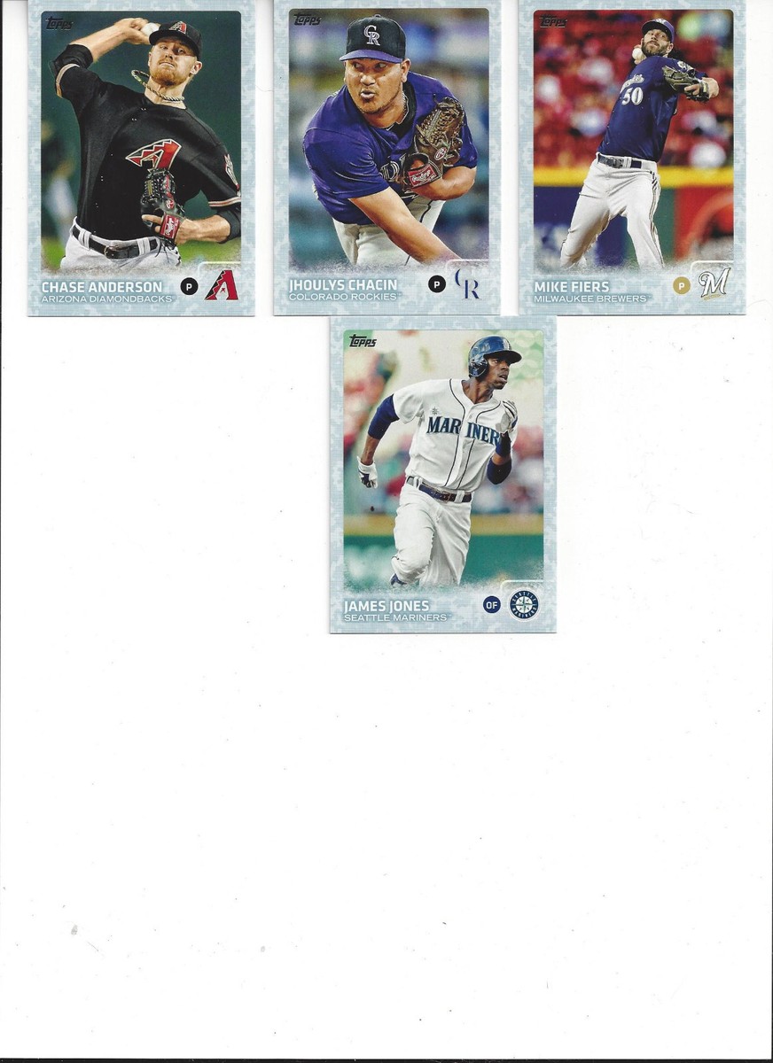 2015 Topps 2 Snow Camo Chase Anderson #08/99 Card 506 Arizona
