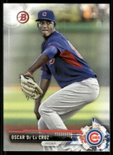 Oscar De La Cruz 2017 Bowman Prospects #BP72 Chicago Cubs