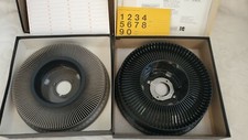 Kodak Carousel Transvue 80 Slide Tray and 140 Slide Tray Lot of 2