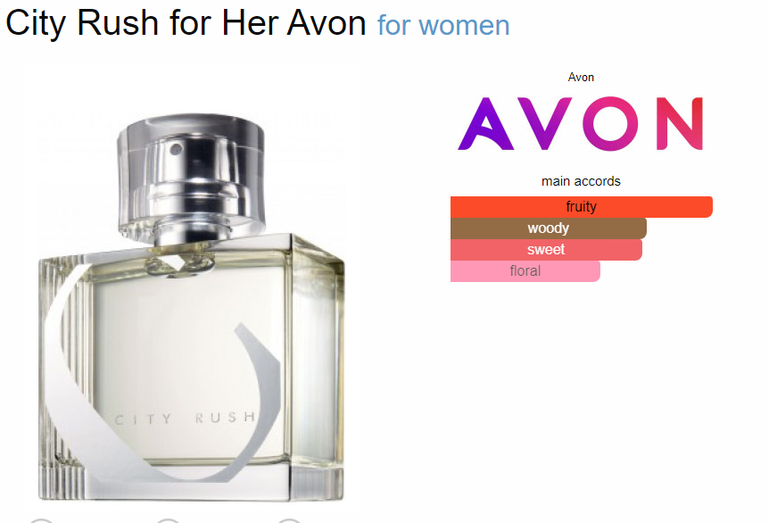 Avon Fragrance Avon Attraction Rush For Her Avon Rush For Her