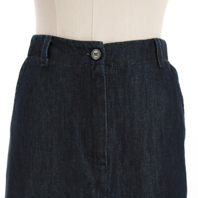Dries Van Noten NWT Sulia Maxi Denim Skirt Size 36 US 4 in Indigo