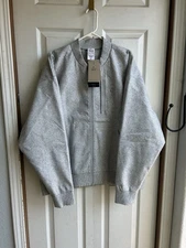 NWT Nike Tech Pack ADV Forward Bomber Jacket Heather Gray Knit $200 Varsity XL