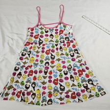 Women  s Disney Princess Emoji Night Gown Summer Sleep Dress Size M