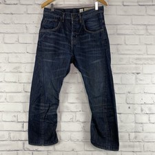 AllSaints Jeans Men's 30 Denim Button Fly Spitalfields Jacks Place 25.5" Inseam