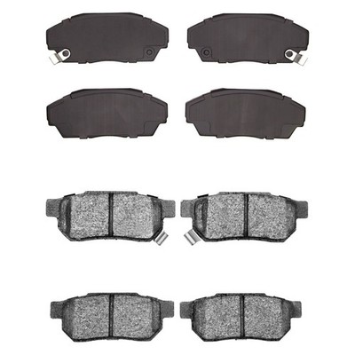 For Honda Civic 92-93 R1 Concepts Ceramic Front & Rear Brake Pad Set