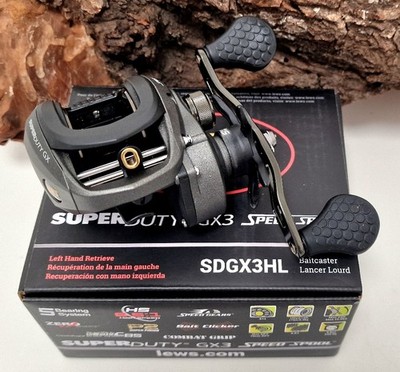 Lew s Superduty GX3 6,5:1 LH Baitcasting Reel Left Hand Baitcaster Rolle NEW