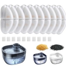 10 Pack Filter Replacement and 10 Pack Pump sponges for FEELNEEDY 7L Dog Wate... 3.00 per gallon