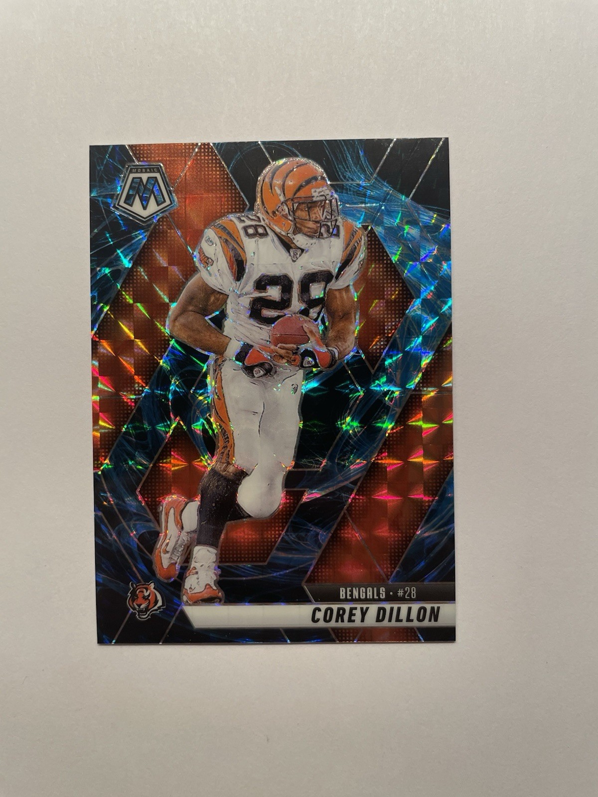 2025 Panini Mosaic - Corey Dillon #158 - Genesis Prizm Case Hit