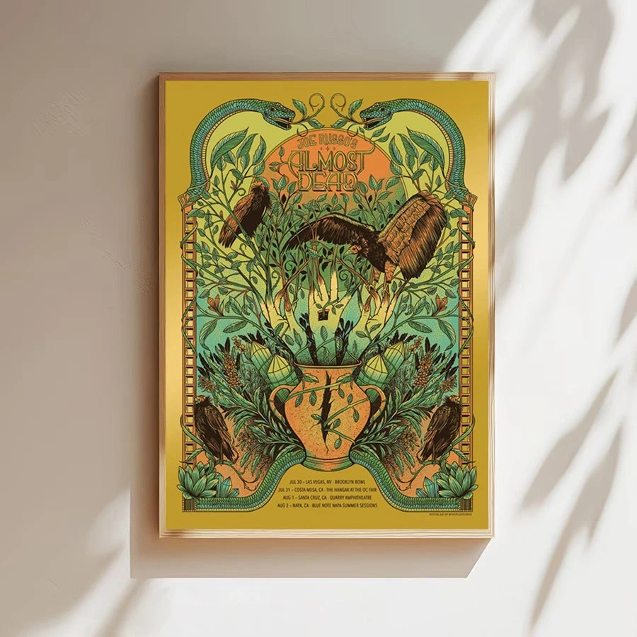 Joe Russo's Almost Dead Summer Tour July 30 – August 2 2026 Poster