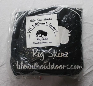Life Without Doors Unisex Waterproof Baby Seat Poncho AP2 Black Universal Fit