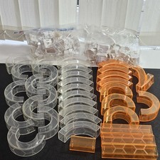 Hexbug Nano V2 Track Parts - Hexbug Tube Bundle Neon Orange & Clear With Connect