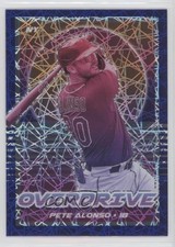 2021 Panini Chronicles Overdrive Blue Velocity Prizm Pete Alonso #22 02dl