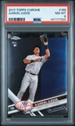 2017 Topps Chrome Aaron Judge Rookie Card #169 PSA 8