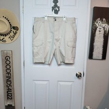 Chaps Golf Men's Flat Front Casual Cargo Shorts Size 38