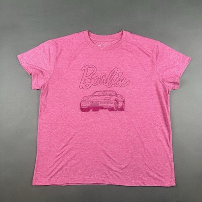 Barbie Women's Size XS Pink Car T-Shirt