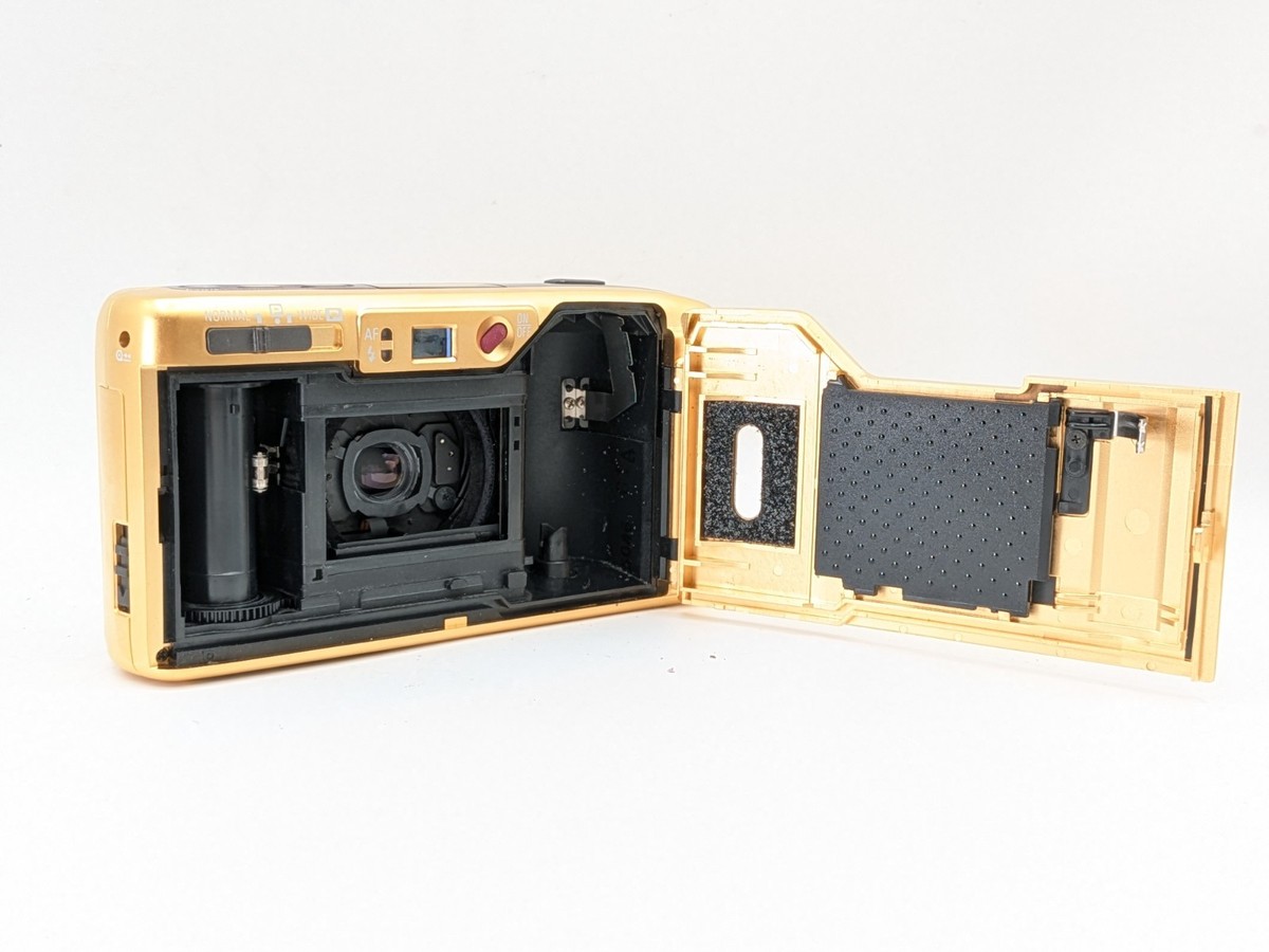 RICOH R 1s ゴールド Used] RICOH R1S Compact Film Camera Rare Color Gold Tested