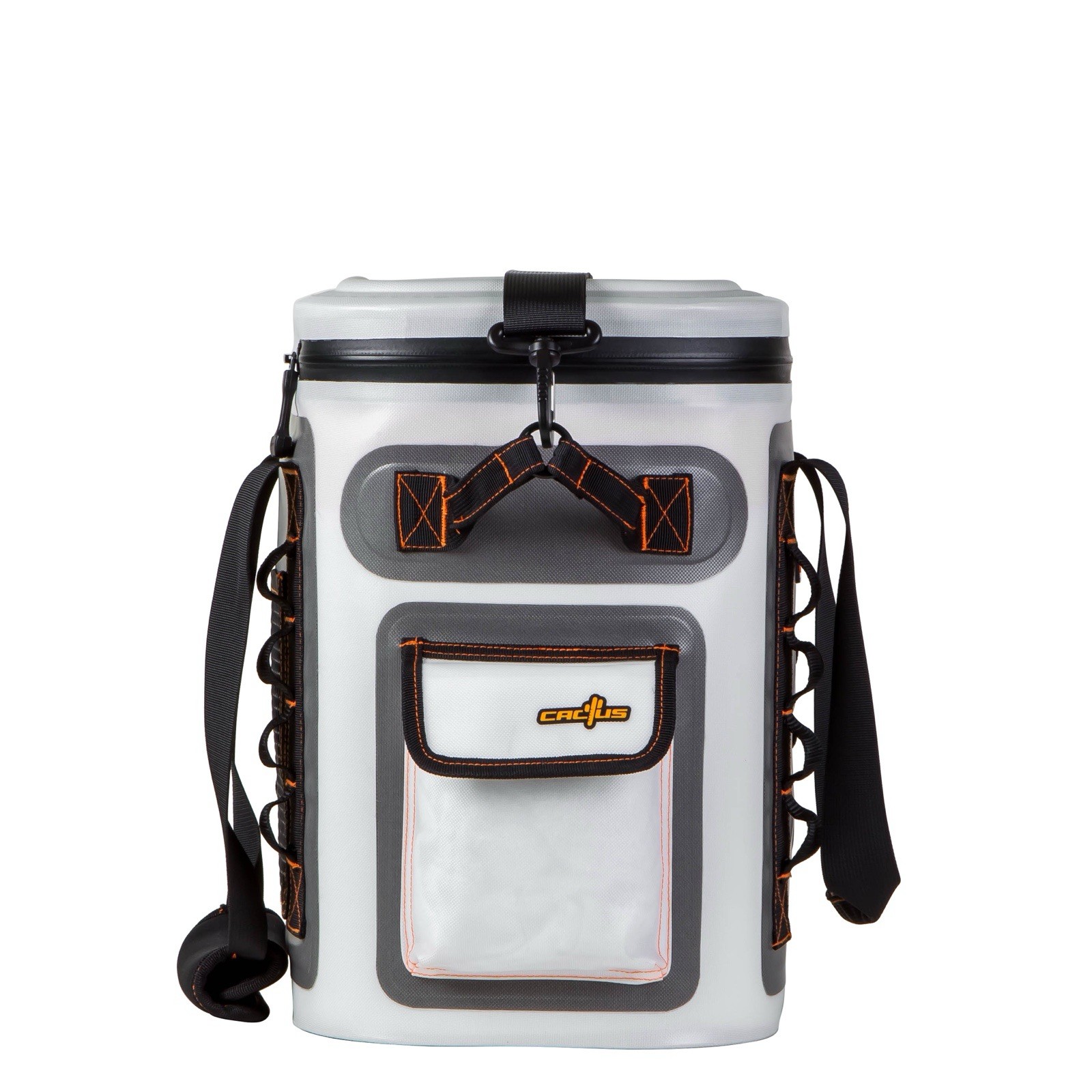Vibrant Orange Soft Sided Cooler Fits 23 Cans Waterproof And Water Tight Zipper