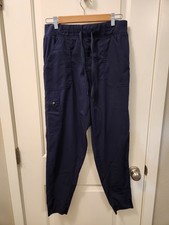 Women's Adar Navy Blue Scrub Pants Size Large
