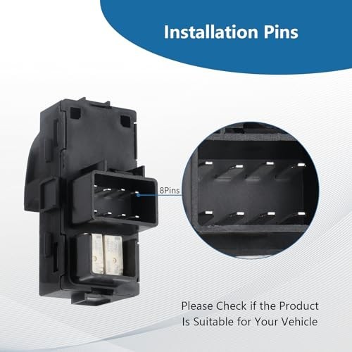 22895545 Power Window Switch Compatible with 07-13 Chevy Silverado 1500 2500HD