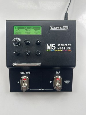 Line 6 M5 Stompbox Modeller Multi-Effekt Prozessor Pedal mit Netzteil