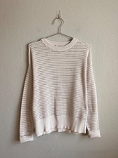 Varley Women's Kershaw Crewneck Sweater in Ivory Size SMALL