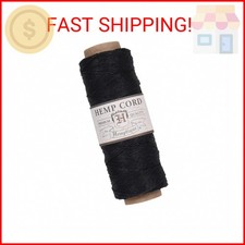 Hemptique 100 Natural Hemp Cord Single Spool - 205ft 62.5m Hemp String Spool