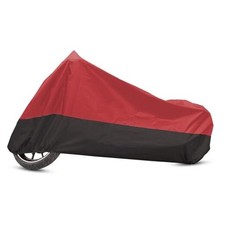 Motorcycle Cover Motorbike Full Cover Outdoor Rain Dust Protector 190T L Red