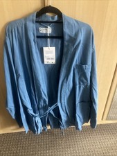 Universal Works, Kyoto Work Jacket,XXL,colour Washed Indigo,Herringbone Cotton