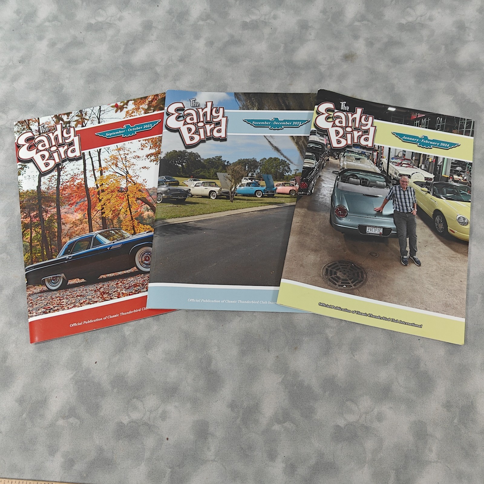 The Early Bird Magazine Lot (3) CTCI Thunderbird Sep-Oct 2023 to Jan-Feb 2024