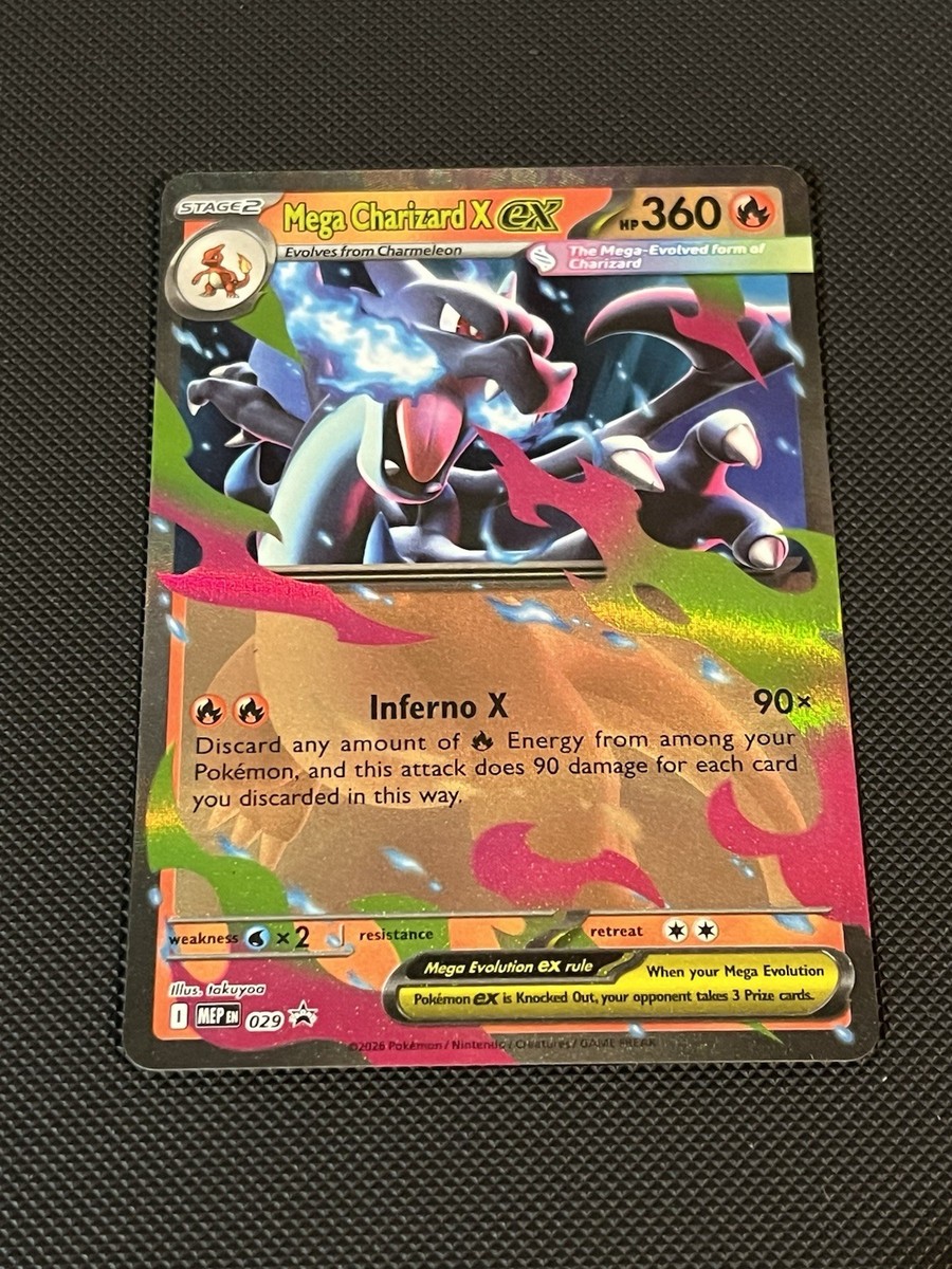 Pokemon TCG MEP 029 Charizard Ex Black Star Promo - NM | eBay