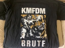 KMFDM original BRUTE! shirt EBM Industrial Nine Inch Nails Watts PIG