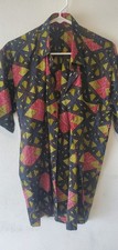 AFRICAN PRINT FABRIC SHIRT LARGE