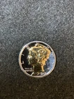 Gold Plated Silver Mercury Dime 1939 Beautiful Coin Pictures No Justice!