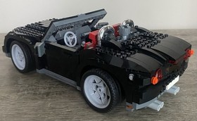 Lego 4896 Roaring Roadster Creator 3in1 Black Car 100% Complete Set 2006 no Box