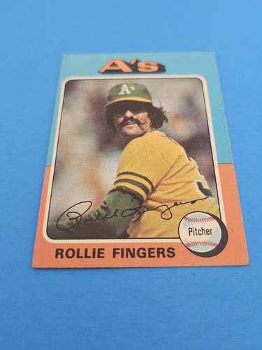 1975 Topps #21 Rollie Fingers VG/VG-EX HOF Athletics - Picture 3 of 3