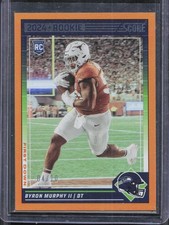 2024 Panini Score Byron Murphy #317 First Down Orange Rookie Foil /10 Seahawks