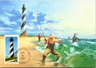 Dr Jim Stamps Maximum Card 25C Cape Hatteras North Carolina Lighthouse Fdc