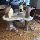 Star Wars 1983 Return of the Jedi Ewok Village Action Playset 100% Complete