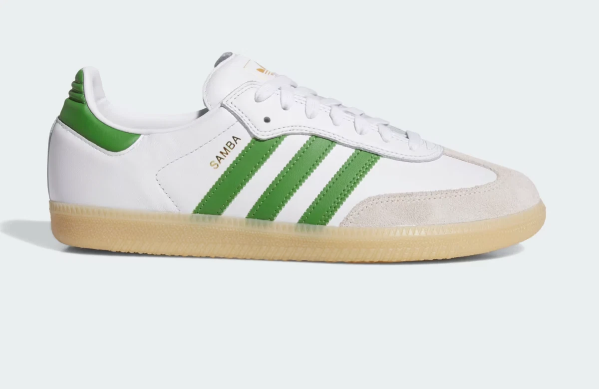 adidas Samba OG White Green for Sale - Authenticity Guaranteed - eBay