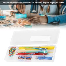 140 Pcs Breadboard Jumper Wire Kit 14 Lengths Assorted Jumper Wires