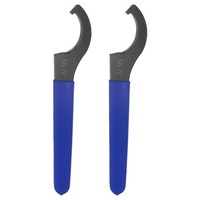 2 Stk. C-Haken-SchraubenschlüSsel FüR 68-72 Spannmutter Blauem Anti-Rutsch-Griff