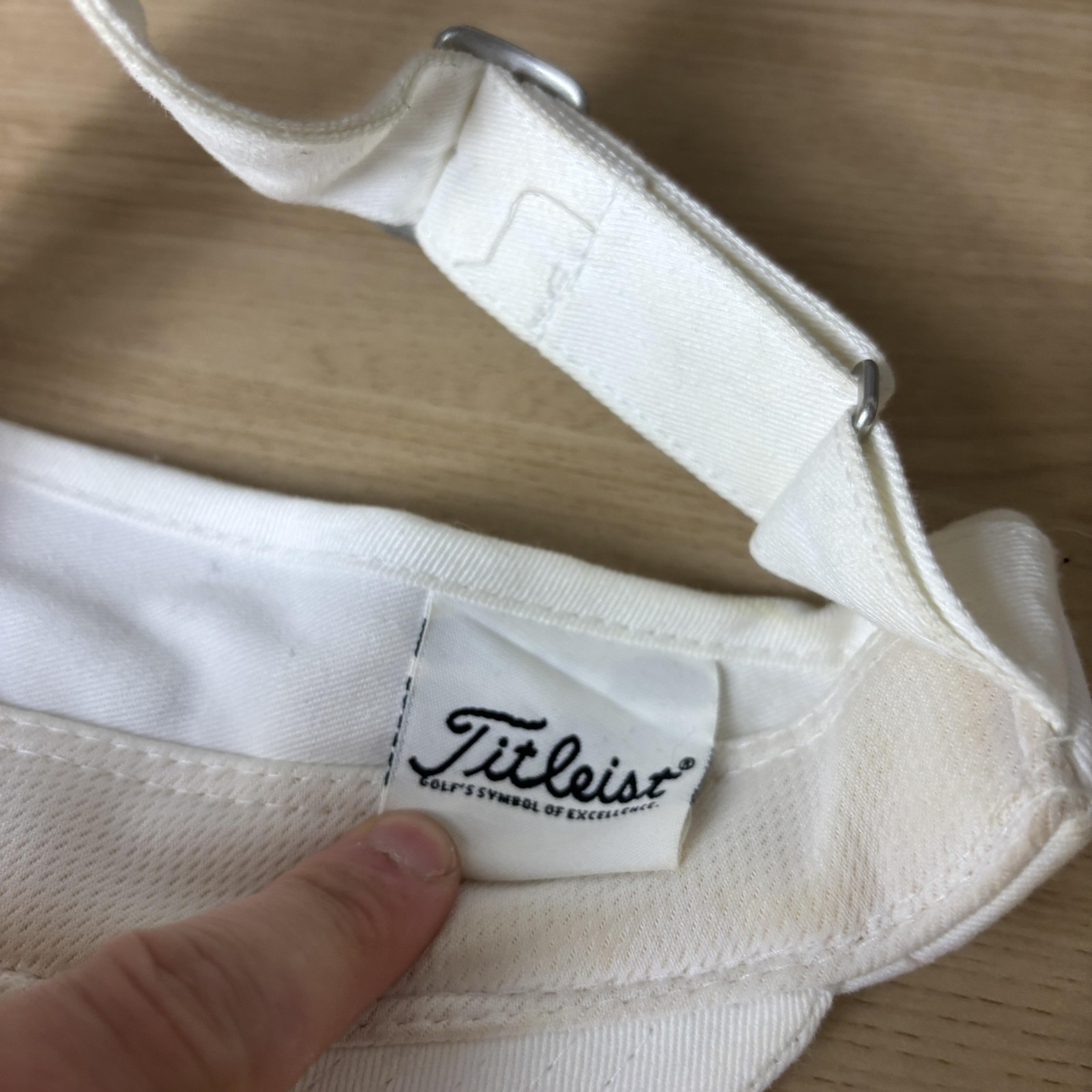 Titleist Hat Cap Visor Strap Back Embroidered Gol… - image 9