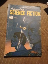 ASTOUNDING SCIENCE FICTION Apr 1949 Uk Pulp L Ron Hubbard Scifi Magazine 