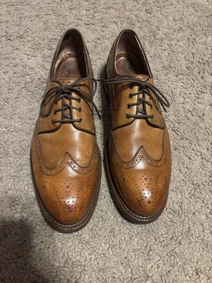 Men s Johnston Murphy Tan Wingtip Dress Shoe 12