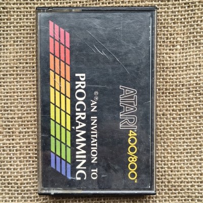 Atari 400/800 Eine Einladung zur Programmierung Cassette Tape CX4101 Retro Vintage