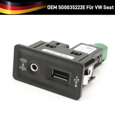 OEM 5G0035222E AUX-IN USB Anschluss Multimedia Adapter Schnittstelle Für VW Seat